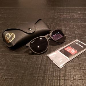 RayBan Authentic Black Erika Sunglasses